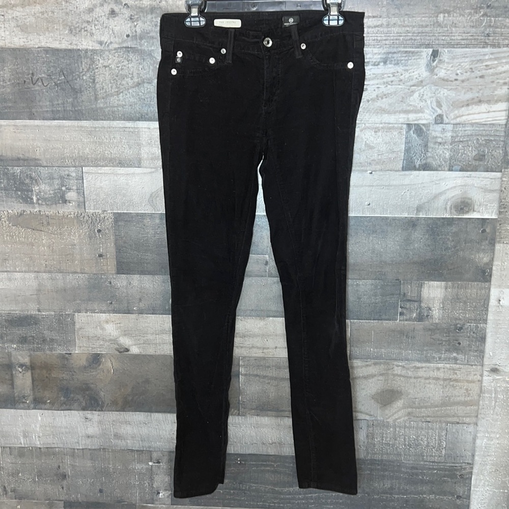 Black Super Skinny Fit AG Adriano Goldschmied Jeggings